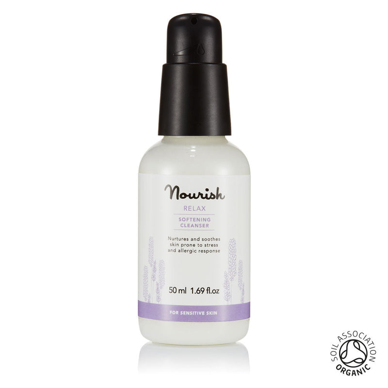 Nourish London Organic Certified Relax Softening Cleanser Travel Size