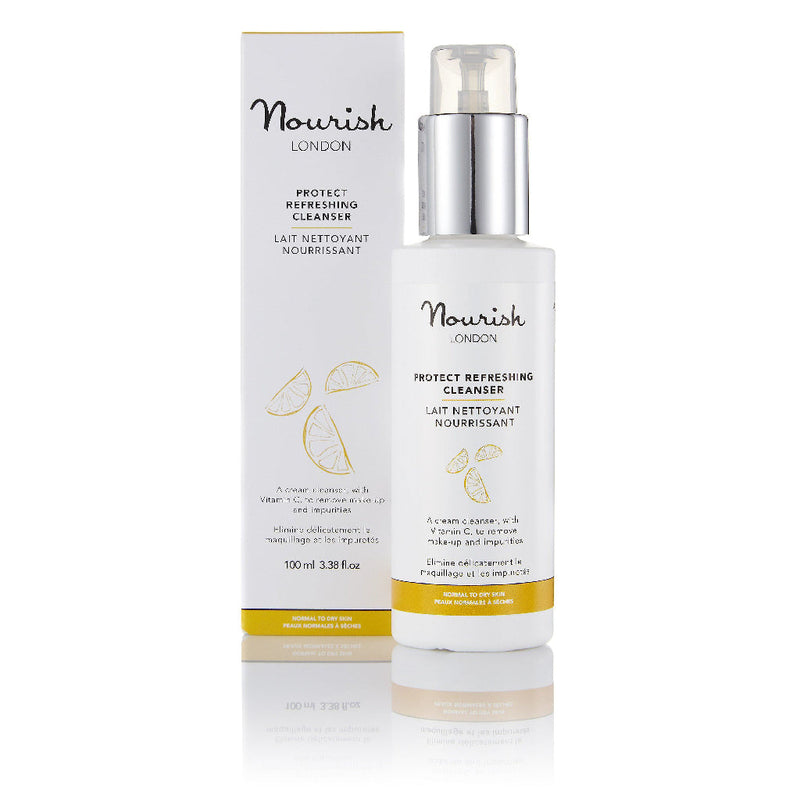 Nourish London Protect Refreshing Cleanser for Dry Skin